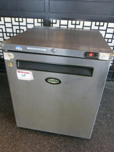 Foster Stainless Steel Undercounter Freezer, Model LR200, S/N E5463906. YOM 2016. Size H82 x W68 x D75cm.