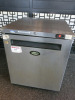 Foster Stainless Steel Undercounter Freezer, Model LR200, S/N E5463906. YOM 2016. Size H82 x W68 x D75cm.