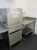 Meiko Run Through Dish Washer, Model Upster H 500S, S/N 10414196, YOM 2018, 6 x Trays. Size H150 x W62 x D75cm. Comes with Stainless Steel Out Table with Shelf Under, Size H98 x W112 x D75cm. - 7