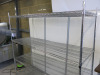 4 Tier Chrome Wire Shelf, Size H180 x W180 x D60cm. - 2