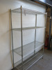 4 Tier Chrome Wire Shelf, Size H185 x W120 x D45cm. - 3