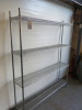 4 Tier Chrome Wire Shelf, Size H180 x W150 x D40cm. - 2