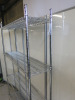 4 Tier Chrome Wire Shelf, Size H180 x W120 x D30cm. - 3