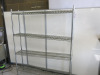 4 Tier Chrome Wire Shelf, Size H180 x W150 x D30cm. - 2