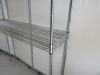 4 Tier Chrome Wire Shelf, Size H180 x W150 x D40cm. - 2