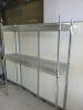 4 Tier Chrome Wire Shelf, Size H180 x W150 x D40cm. - 3