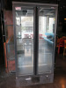 Gamko 2 Glass Door Upright Refrigerated Drinks Display, Model MG3/500G, S/N 202210000092, YOM 2022. Size H180 x W90 x D50cm.