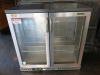 Gamko 2 Glass Door Back Bar Chiller, Model MG2/250GCS, S/N 201625531570, YOM 2016. Size H90 x W90 x D50cm.