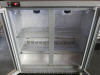 Osbourne 2 Glass Door Back Bar Chiller On Castors, Model 250E, S/N 728129/0515. Size H100 x W90 x D45cm. - 4