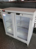 Osbourne 2 Glass Door Back Bar Chiller On Castors, Model 250E, S/N 728129/0515. Size H100 x W90 x D45cm. - 6