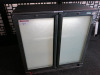 Osbourne 2 Glass Door Back Bar Chiller, Model 250E, S/N 726998/07/13. Size H100 x W90 x D52cm.