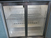 Osbourne 2 Glass Door Back Bar Chiller, Model 250E, S/N 726998/07/13. Size H100 x W90 x D52cm. - 3