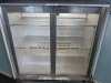 Osbourne 2 Glass Door Back Bar Chiller On Castors, Model 2500, S/N 723833/06/08. Size H100 x W90 x D50cm. - 3