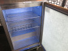 Osbourne Single Glass Door Back Bar Chiller, Model 1800, S/N 212522/07/08. Size H100 x W60 x D50cm. NOTE: castors removed. - 3