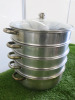 Multi Tiered Stainless Steel Steamer. - 7