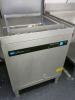 Meiko Run Through Dish Washer, Model Upster H 500S, S/N 10414196, YOM 2018, 6 x Trays. Size H150 x W62 x D75cm. Comes with Stainless Steel Out Table with Shelf Under, Size H98 x W112 x D75cm. - 3