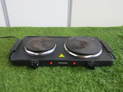 Cookworks Double Table Top Hob Hotplate, Model JB-2008GL.