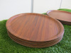 22 x Ikea Round Trays, Size Dia 40cm. - 2