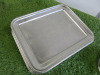 15 x Rectangle Metal Trays, Size 33 x 27cm & 50 x Metal Coasters, Size Dia 14cm. - 2