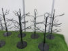 9 x Metal Tree Cocktail/ Wine Glass Holders, 10 Glasses per Holder. - 3