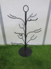 7 x Metal Tree Cocktail/ Wine Glass Holders, 10 Glasses per Holder. - 5