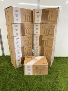 11 x Boxes of Onis SPKSY8oz Coupe Glasses, 6Pcs per Box.