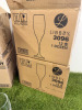 9 x Boxes of Assorted Glassware to Include: 5 x Boxes of Assorted Libbey Flutes, 2 x Box of 9 & 8 Coupe Glasses, 1 x Box of 11 Libbey Glasses & 1 x Box of 6 Chef & Sommelier Cabernet Wine Glasses. - 2
