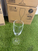 9 x Boxes of Assorted Glassware to Include: 5 x Boxes of Assorted Libbey Flutes, 2 x Box of 9 & 8 Coupe Glasses, 1 x Box of 11 Libbey Glasses & 1 x Box of 6 Chef & Sommelier Cabernet Wine Glasses. - 4