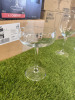 9 x Boxes of Assorted Glassware to Include: 5 x Boxes of Assorted Libbey Flutes, 2 x Box of 9 & 8 Coupe Glasses, 1 x Box of 11 Libbey Glasses & 1 x Box of 6 Chef & Sommelier Cabernet Wine Glasses. - 12
