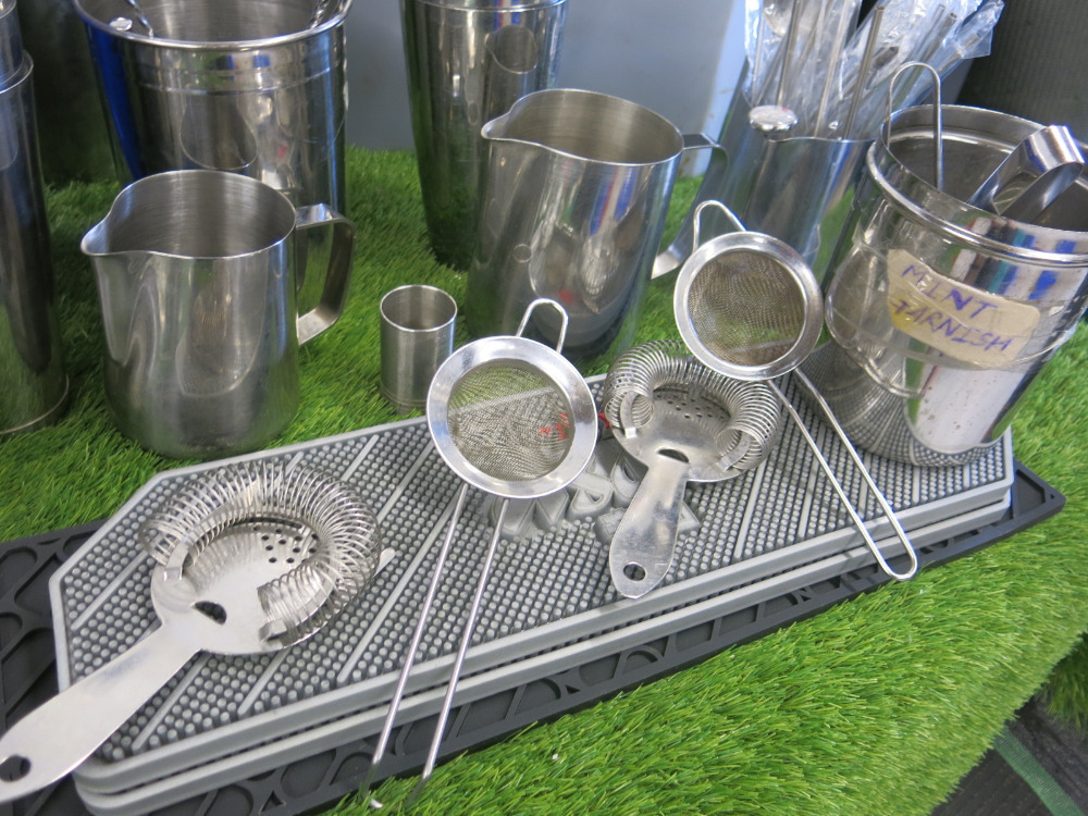 Lot of Assorted Bar Accessories to Include: 14 x Olympia Stainless ...