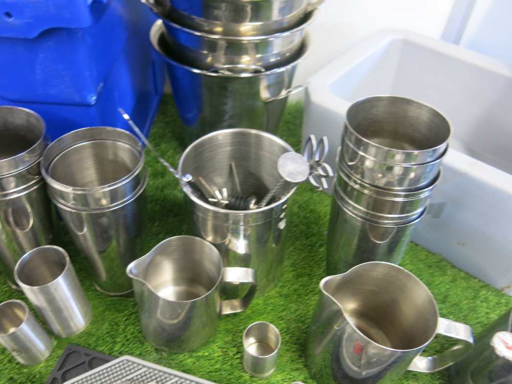 Lot of Assorted Bar Accessories to Include: 14 x Olympia Stainless ...