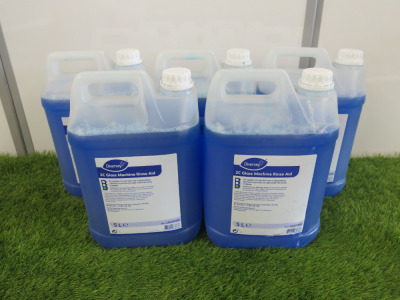 5 x Diversey 2C Glass Machine Rinse Aid, 5lt Containers.