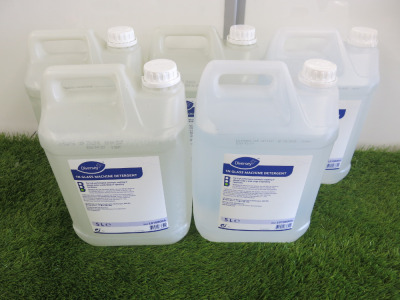 5 x Diversey 1N Glass Machine Detergent, 5lt Containers.