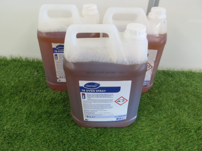 3 x Diversey 7B Oven Spray, 5lt Containers.