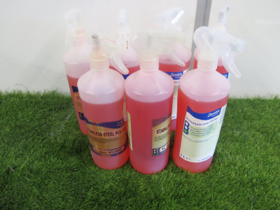 7 x Zenith 7H Stainless Steel Polish, 1lt Containers.
