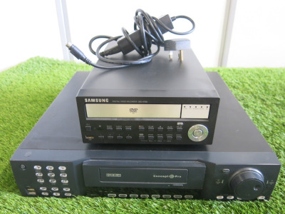 2 x DVR'S to Include: 1 x Concept Pro H.264 8 Channel Digital Video Recorder & 1 x Samsung Digital Video Recorder, SRD-470D. NOTE: for Spares or Repair.