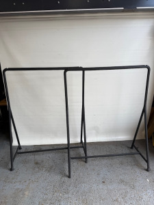 2 x Ikea Clothes Rails.
