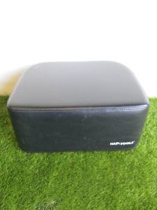 Hair Tools Children's Hair Dressers Booster Seat in Black Faux Leather.