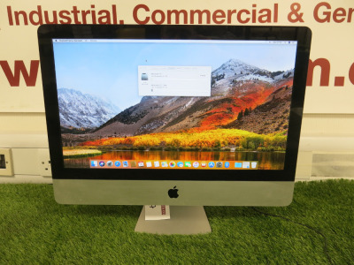 Apple 21.5" iMac, Running macOS High Sierra, 2.5 GHz Intel Core i5, Ram 20GB, Hard Drive 2TB, Model A311, S/N C17FP9HADHJF.