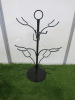 9 x Metal Tree Cocktail/ Wine Glass Holders, 10 Glasses per Holder. - 4
