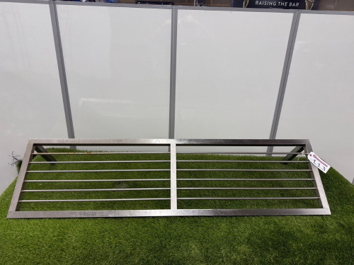 Stainless Steel Wall Mounted Shelf. Size W150 x D40cm.