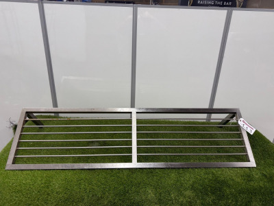 Stainless Steel Wall Mounted Shelf. Size W150 x D40cm.