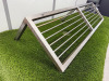 Stainless Steel Wall Mounted Shelf. Size W150 x D40cm. - 2