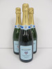 3 x Bottles of Guy De Forez Champagne, 750ml.