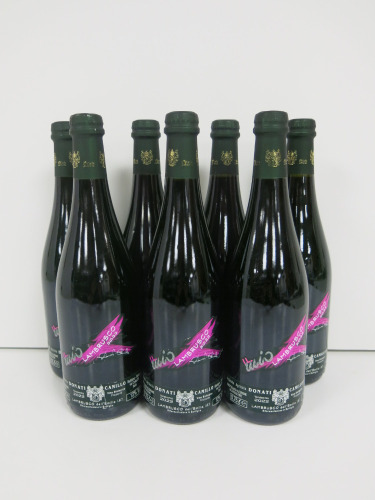 7 x Bottles of Camillo Donati II Mio Lambrusco Sparkling Wine, 2022, 75cl.