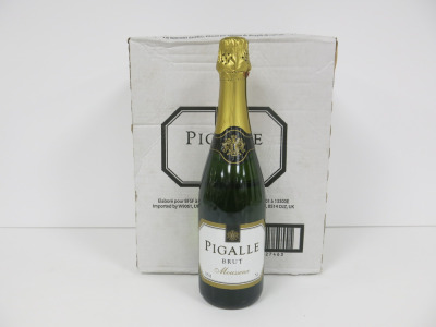 1 x Crate of 6 Bottles Pigalle Brut Mousseux, 75cl.