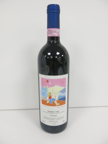 Bottle of Cerequio Barolo Red Wine, 2007, 75cl.