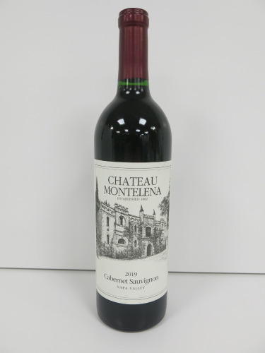 Bottle of Chateau Montelena Cabernet Sauvignon Red Wine, 2019, 75cl.