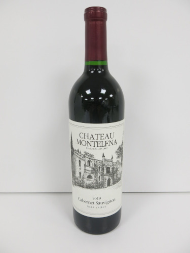 Bottle of Chateau Montelena Cabernet Sauvignon Red Wine, 2019, 75cl.