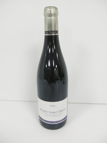 Bottle of Morey-Saint Denis 1ER Cru Les Millandes Red Wine, 2019, 75cl.